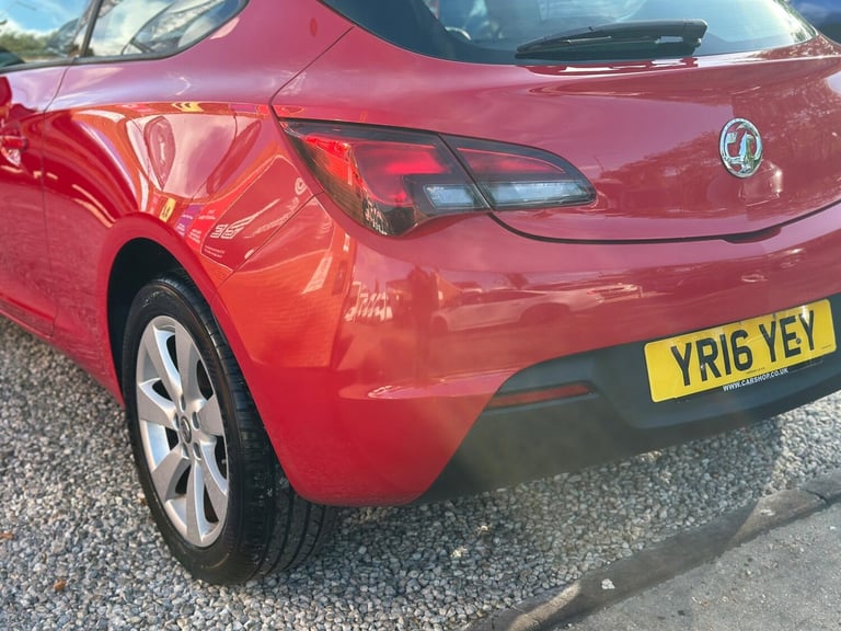 2016 Vauxhall Astra GTC 1.4i Turbo Sport Euro 6 (s/s) 3dr HATCHBACK Petrol Manual