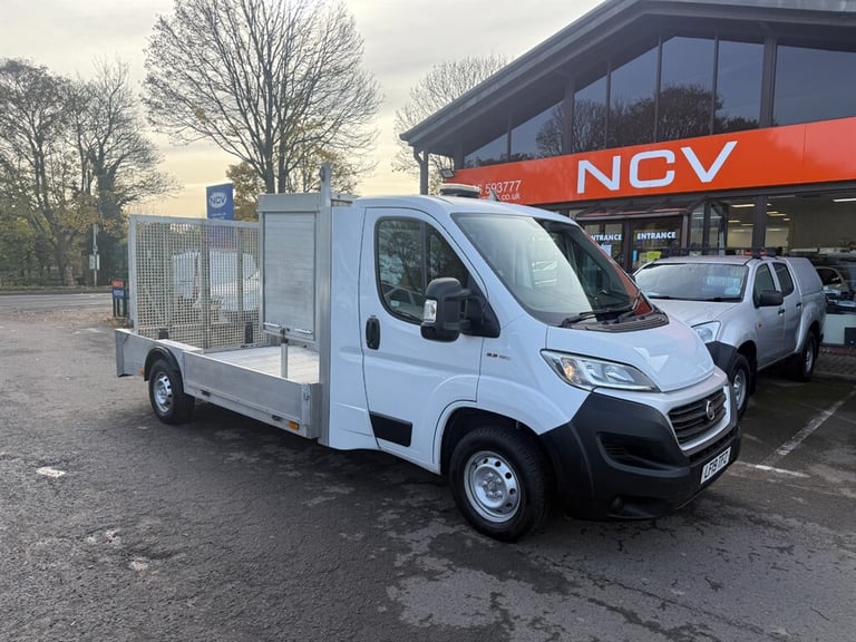 2019 Fiat Ducato 35 MULTIJET II FLAT BED TRANSPORTER MOWER DIGGER NO VAT CHASSIS CAB DIESEL Manual