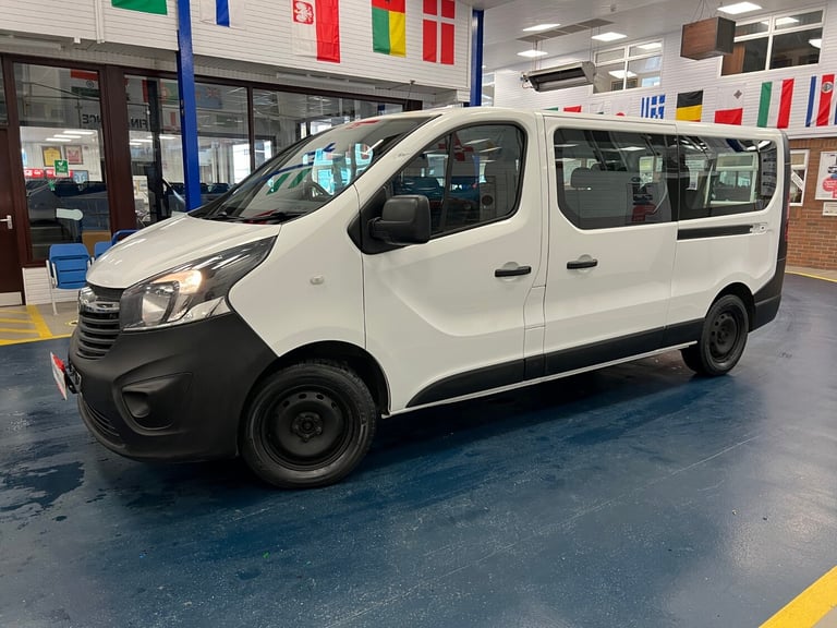 2018 Vauxhall Vivaro L2 1.6CDTI 120PS 9 SEAT LWB MINIBUS (EURO 6) MPV Diesel Manual