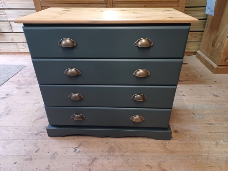 image for Pine chest of drawers. 
