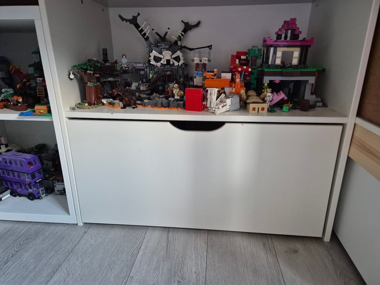 Cabin bed with desk and storage