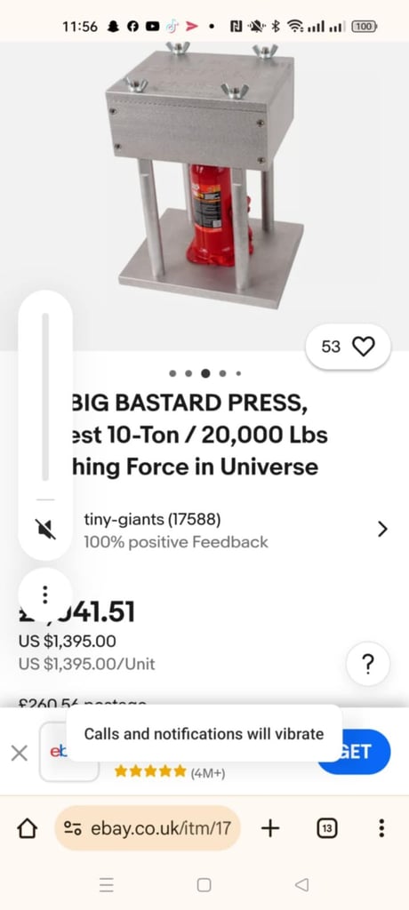 Big bastard press