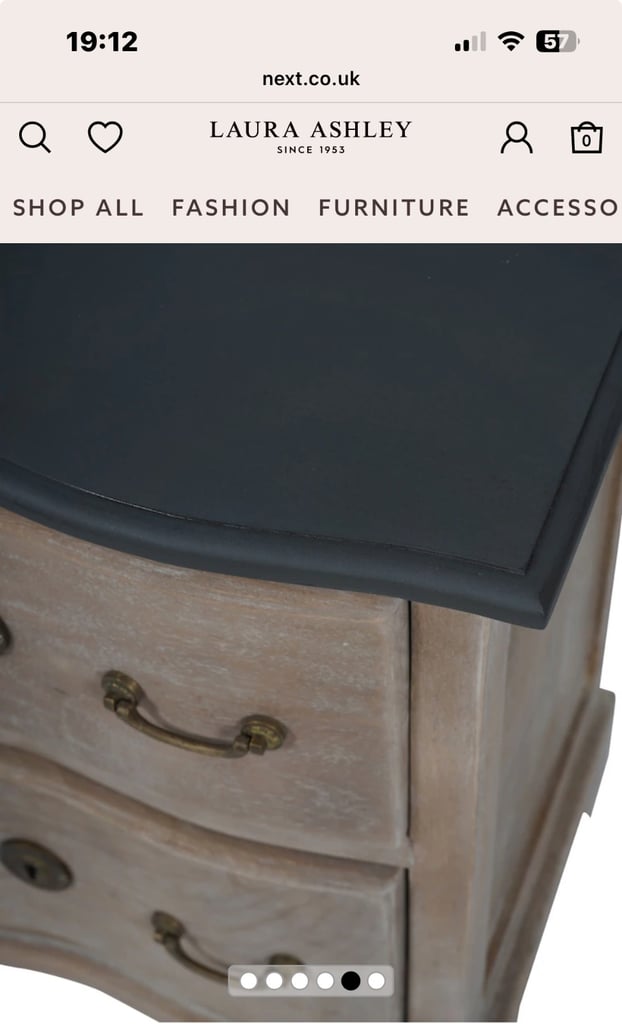 Laura Ashley bedside table 