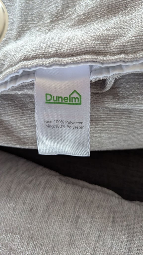 image for Grey Dunelm Blackout curtains 