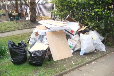 image for Rubbish removal services man and van house clearances waste same day removals bins