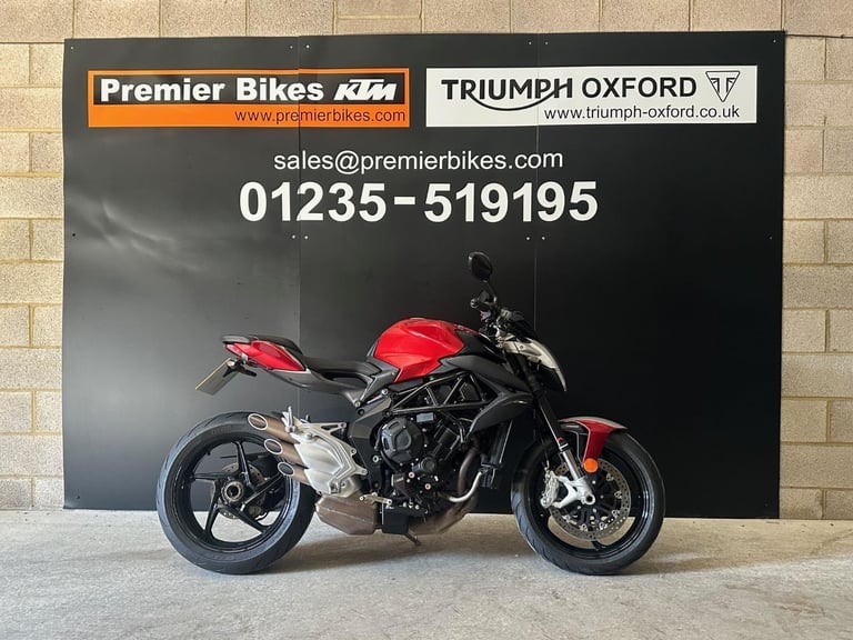 STUNNING LOW MILEAGE 2019/69 MV AGUSTA BRUTALE 800 MOTORCYCLE 