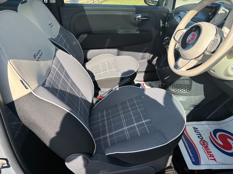 2017 Fiat 500 1.2 Lounge 3dr HATCHBACK Petrol Manual