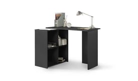 Calgary Corner Office Desk - Black