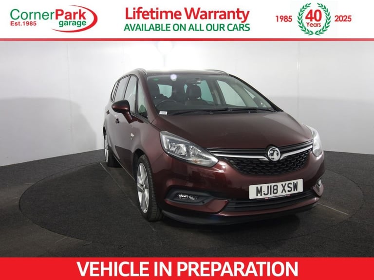 2018 Vauxhall Zafira Tourer 1.4i Turbo SRi Nav MPV 5dr Petrol Manual Euro 6 (140 ps) MPV Petrol M...