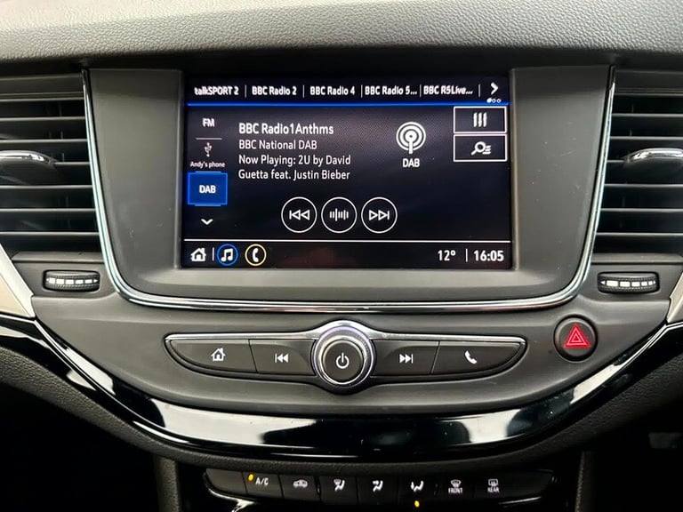 Vauxhall Astra SRI -6 SPEED, ONLY 66159 MILES, LANE ASSIST, REAR PARKING SENSORS