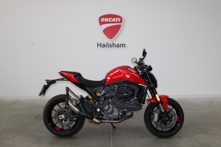 2025 Ducati Monster 937, Ex Demo, 909 miles, Ducati Red