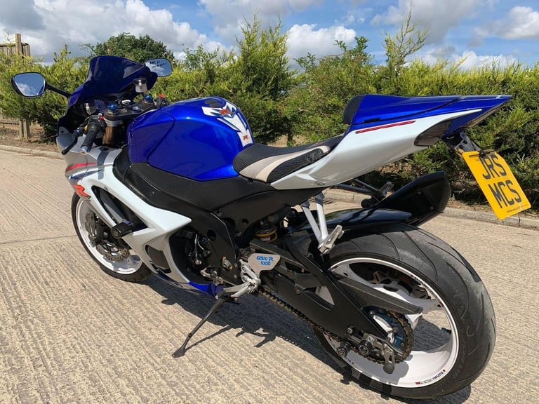2008 08 SUZUKI GSXR 1000 K8 GSXR1000 SUPER SPORT BLUE  WHITE HPI CLEAR