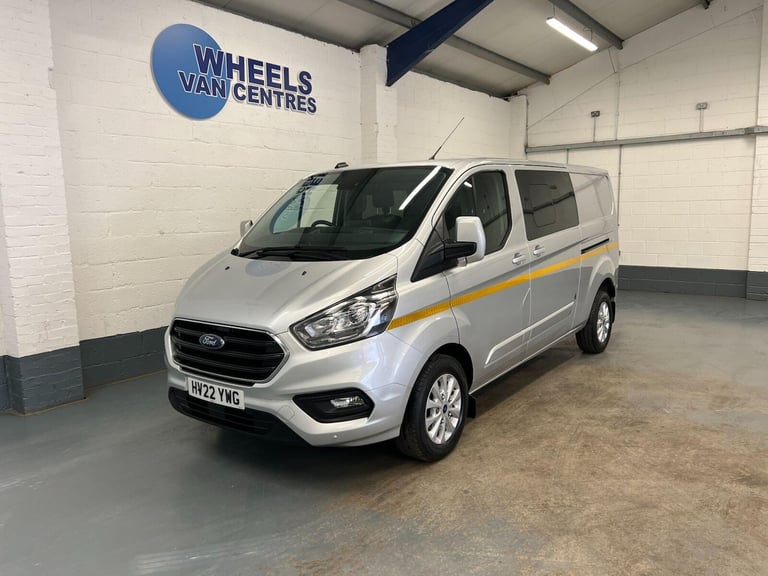 2022 Ford Transit Custom 2.0 320 EcoBlue Limited Crew Van L2 H1 Euro 6 (s/s) 5dr (6 Seat) Combi V...