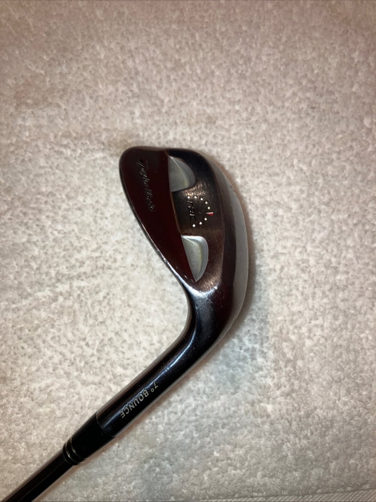 Taylormade RAC Chrome Lob Wedge 60 Deg Wedge Flex Shaft 7 Bounce New Grip Fitted 