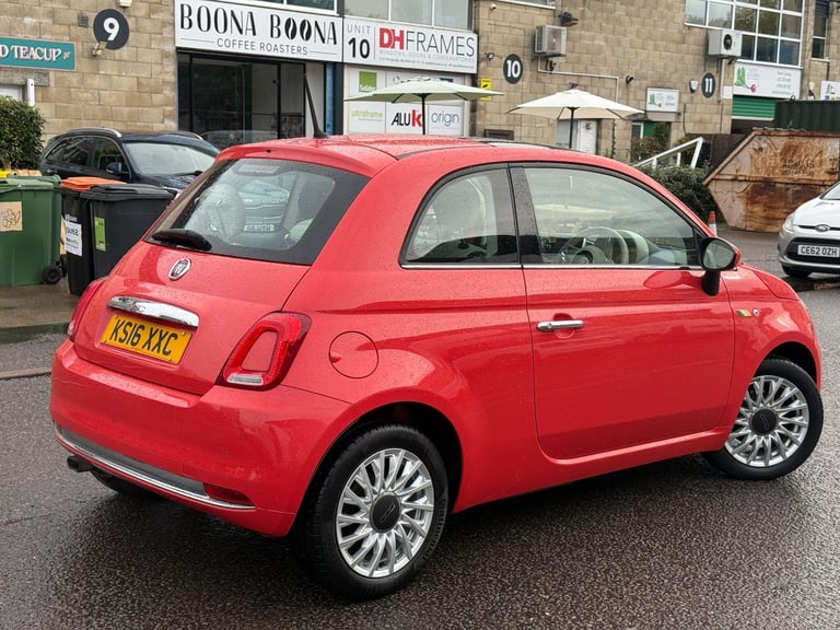 2016 Fiat 500 1.2 Lounge Euro 6 (s/s) 3dr HATCHBACK Petrol Manual