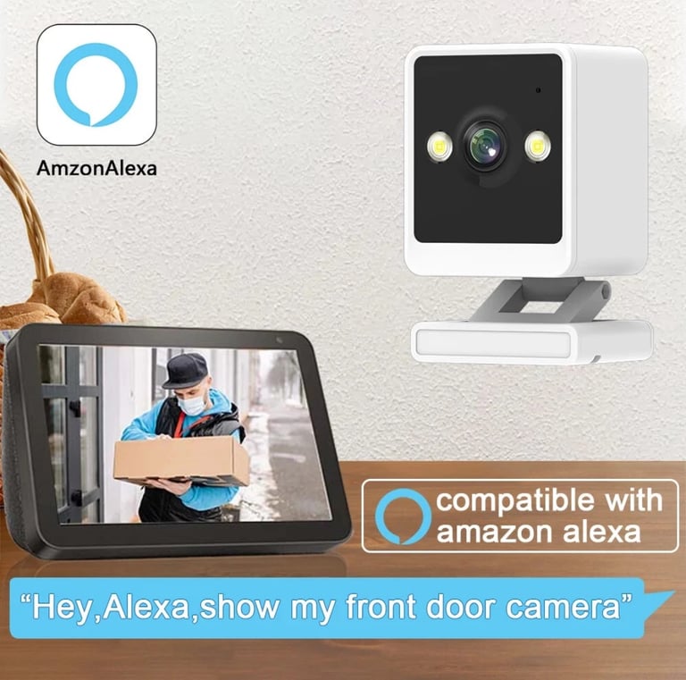2025 Wifi Smart Camera 2MP 1080P HD IP Night Vision Home Security 2way Audio NEW