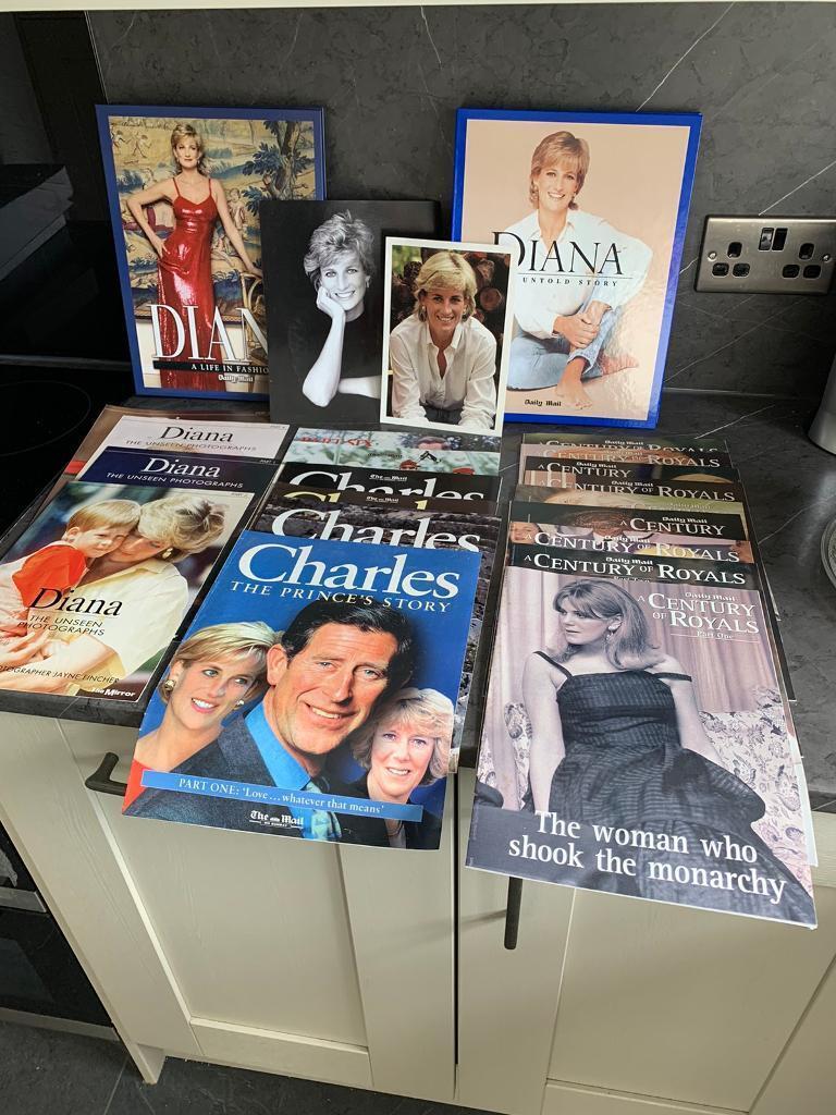 image for Daily Mail Princess Diana and Royal Family magazine sets and photos