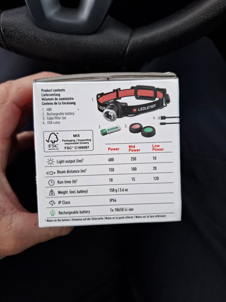 Led lenser h8r head torch 