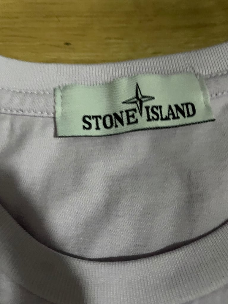 Stone island t shirt lilac 