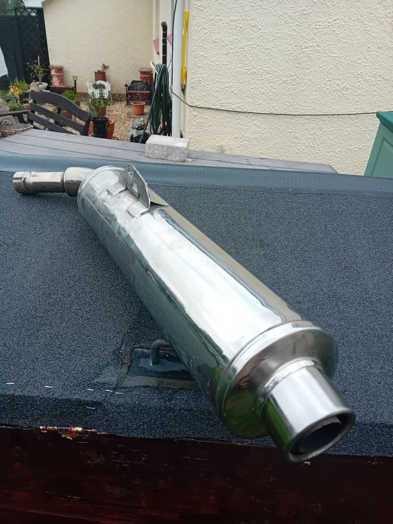 Triumph sprint rs stainless steel exhaust 