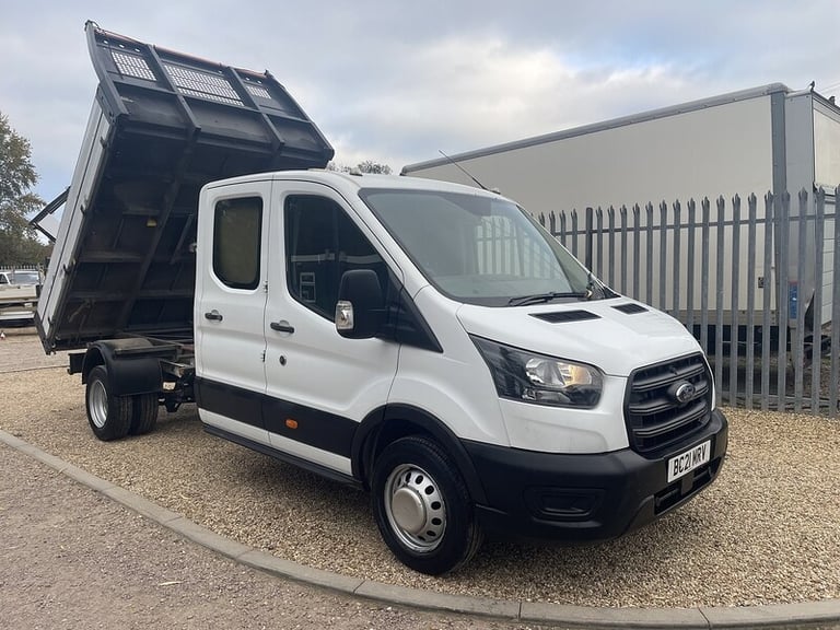 2021 Ford Transit 350 2.0 EcoBlue Leader L3 LWB DOUBLE CAB STORAGE TIPPER - DRW Tipper Diesel Manual