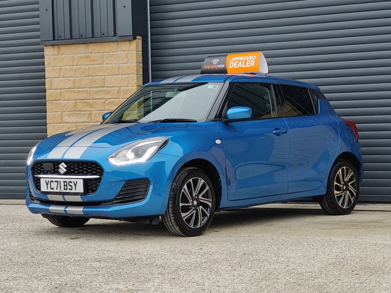 SUZUKI SWIFT; HYBRID; APPLE &amp; ANDROID CAR PLAY; BLUE; ULEZ COMPLIANT;-5 DOOR;