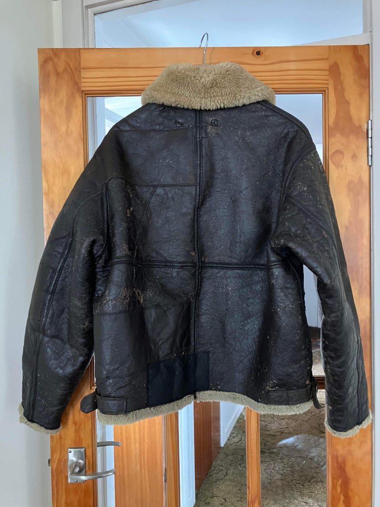 WW2 LEATHER FLYING JACKET-WERBER D1