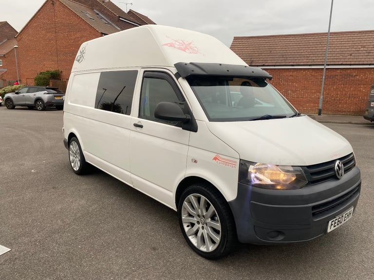 Vw transporter t5 4berth campervan 12 months mot  and rear seat belts 