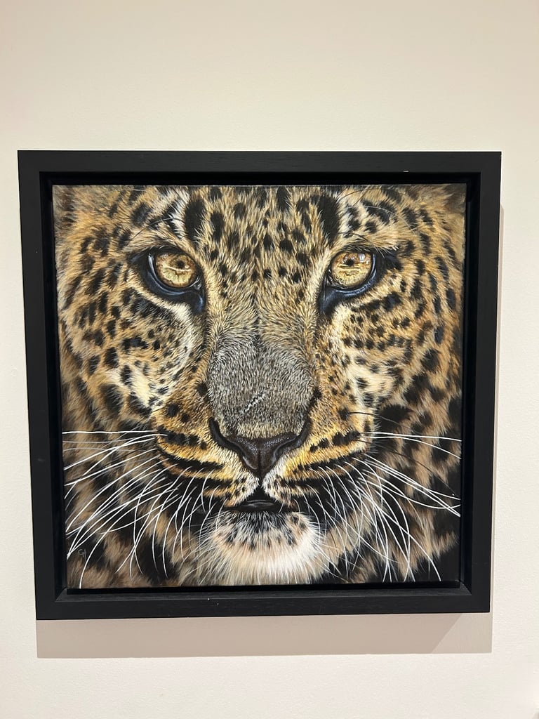 image for Gina Hawkshaw- “Stare” Original acrylic on stretched canvas
