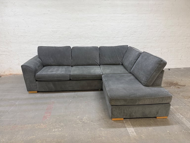 DFS Orka Corner Sofa with Matching Footstool RRP: £1628
