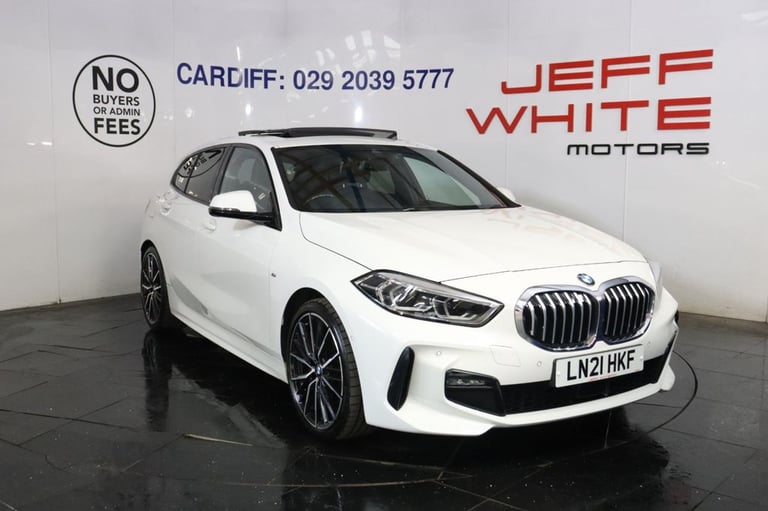2021 BMW 1 Series 1.5 118i M Sport 5dr DCT (PAN ROOF, 19 inchALLOYS) Hatchback Petrol Automatic