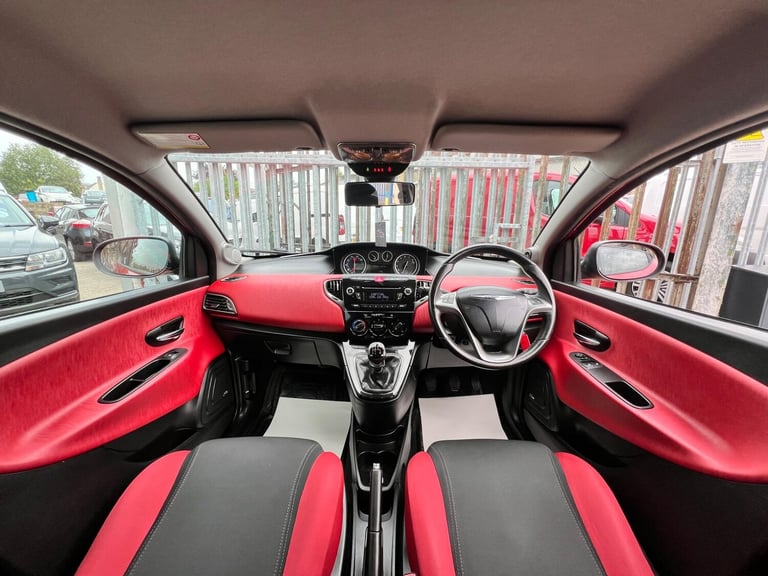2012 Chrysler Ypsilon 1.2 Black and Red 5dr HATCHBACK PETROL Manual