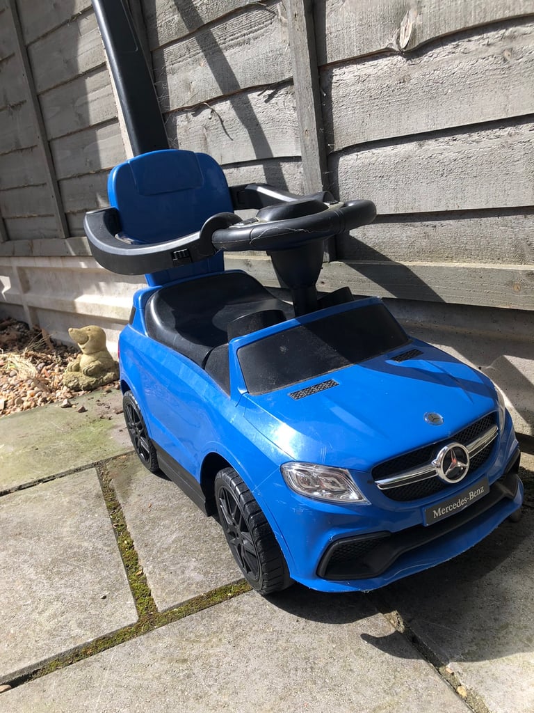 Kids ride/push along Mercedes.