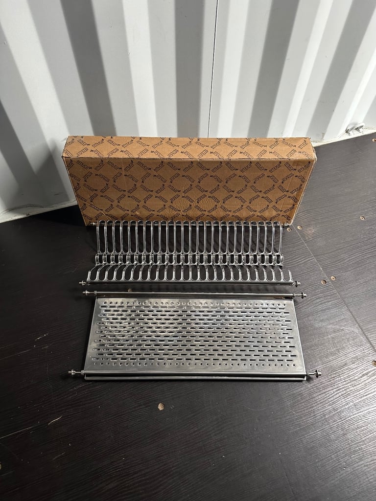 image for Emuca Stainless Steel Dish Drying Rack For Standard Kitchen Cabinet 60cm Width