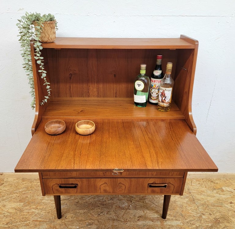 Retro Danish Gunnar Nielson Tibergaard Teak Bureau/Desk - Mid Century G-Plan Era