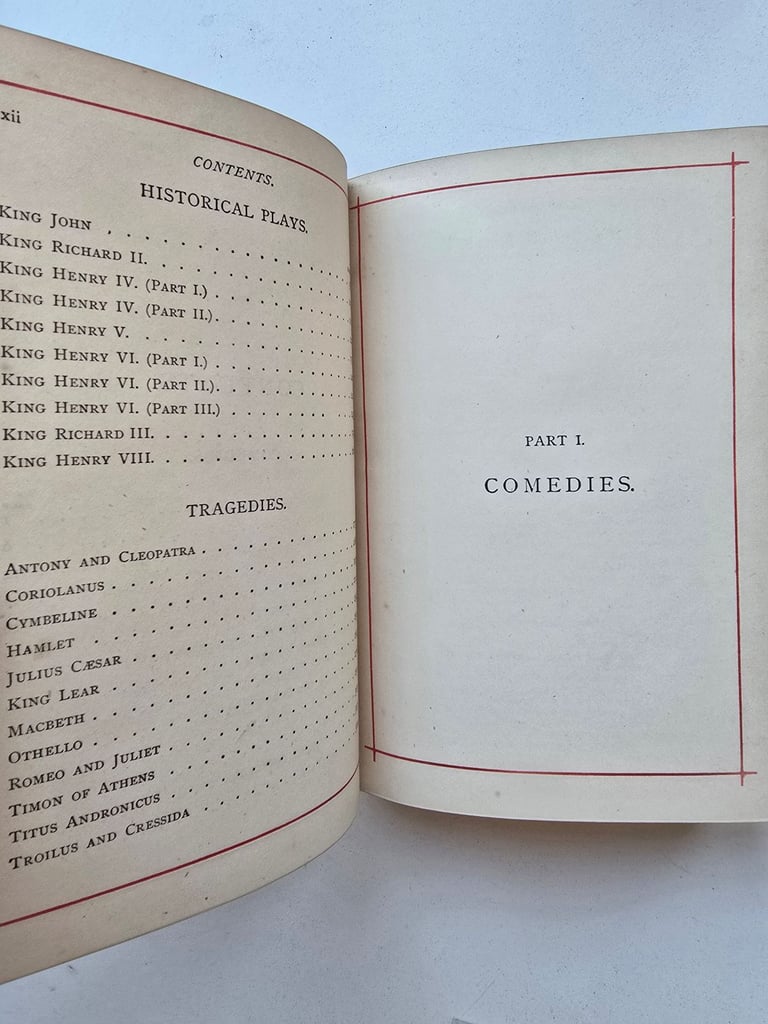 Antique 1800s/1900s Landsowne Poet's Beauty of Shakespeare By Rev. Dodd