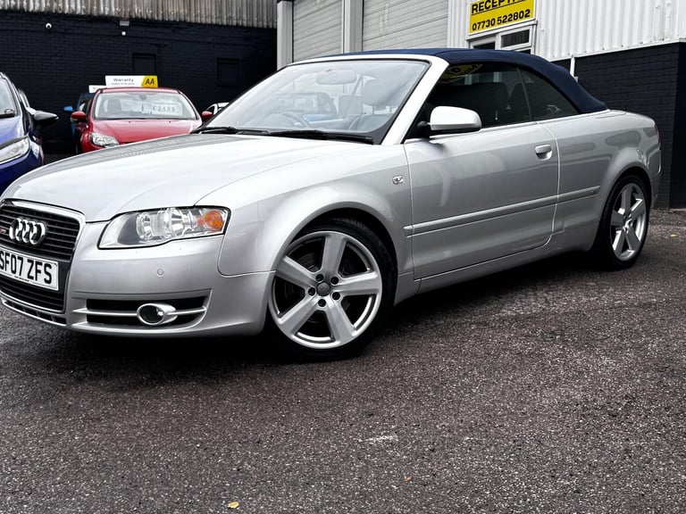 2007 Audi A4 Cabriolet 1.8T S line Multitronic 2dr CONVERTIBLE Petrol Automatic