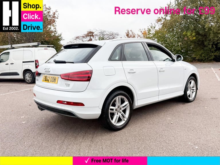 2012 Audi Q3 2.0 TFSI S line SUV 5dr Petrol Manual quattro Euro 5 (s/s) (170 ps) ESTATE Petrol Ma...