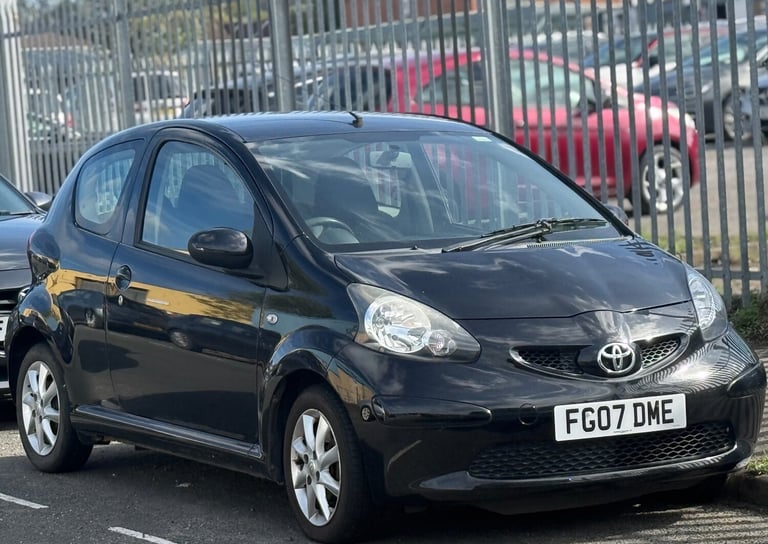 2007 Toyota AYGO 1.0 VVT-i Black 3dr HATCHBACK Petrol Manual