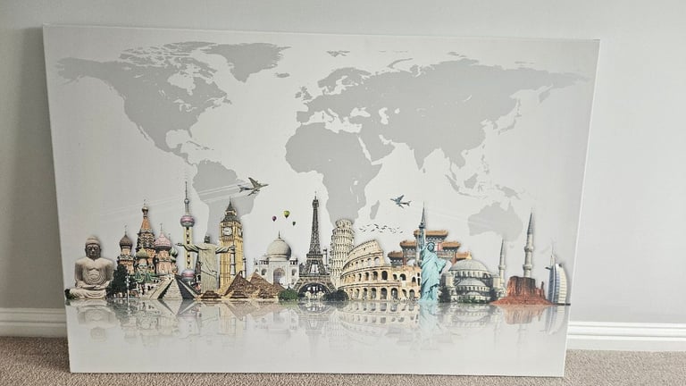 image for Canvas print / world map