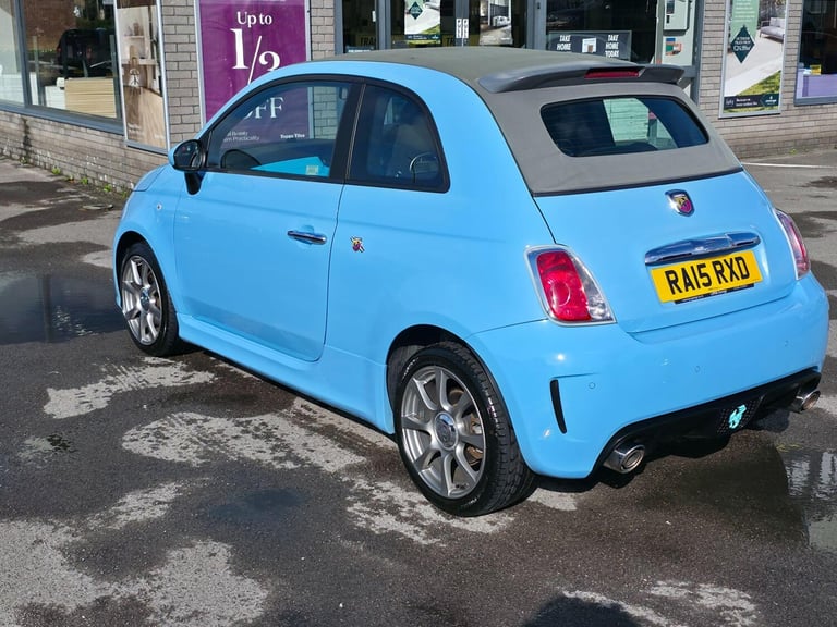 2015 Abarth 595 1.4 T-Jet Cabrio Euro 6 2dr CONVERTIBLE Petrol Manual
