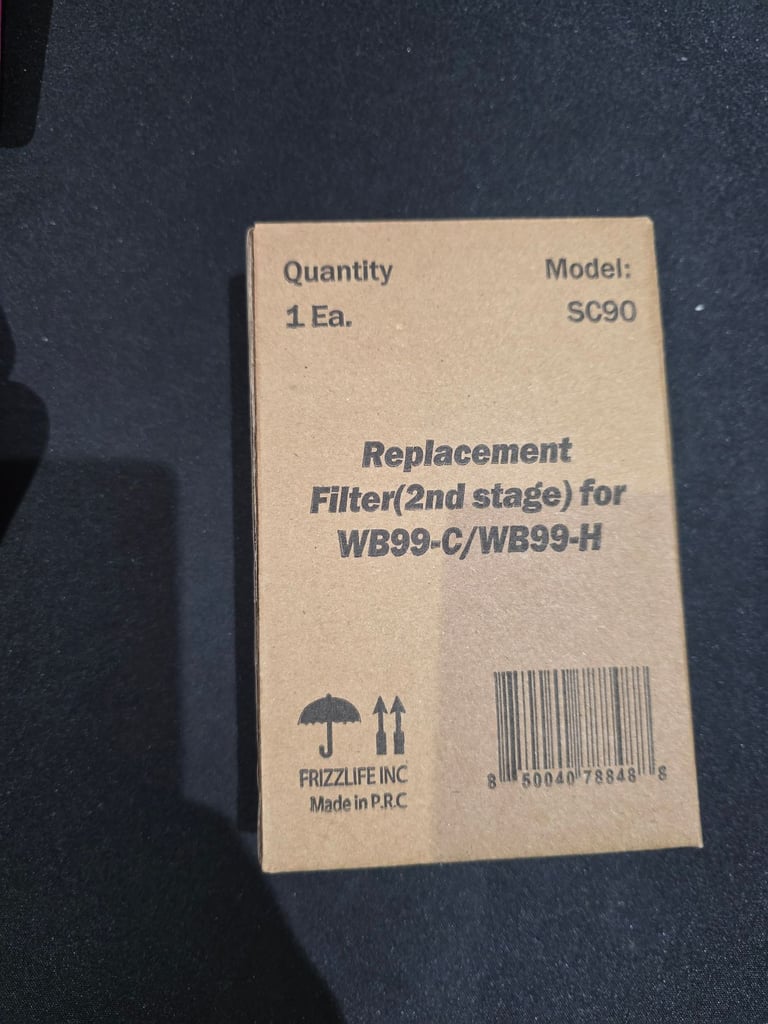 Frizzlife SC90 Replacement Filter (2nd Stage) - Brand New, 
