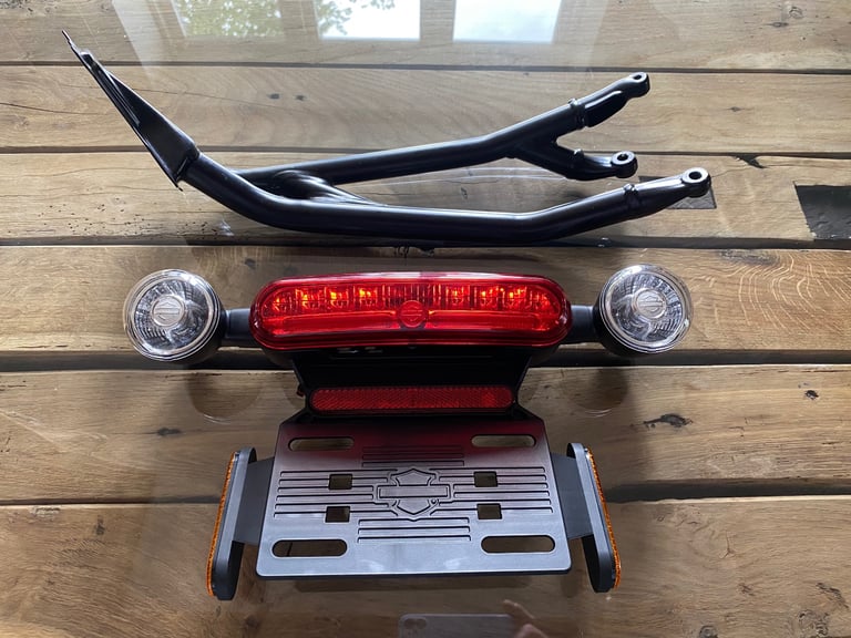 Harley Davidson RH1250 Sportster S rear number plate holder with lights 