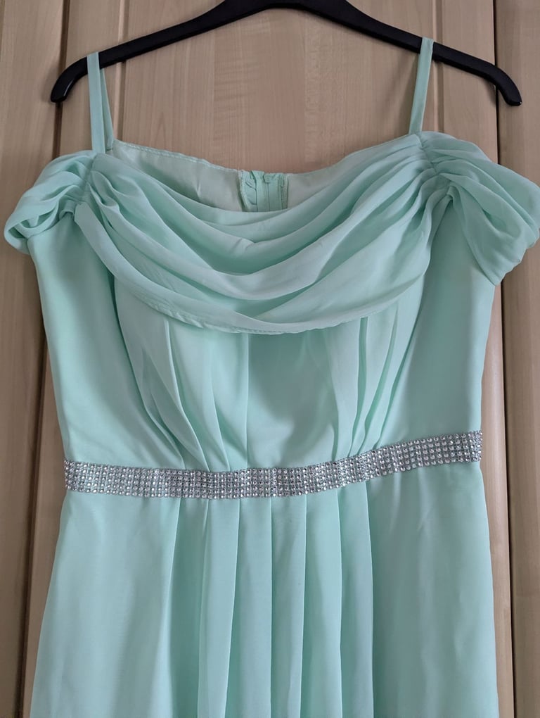 Mint green occasion/bridesmaid/prom dress