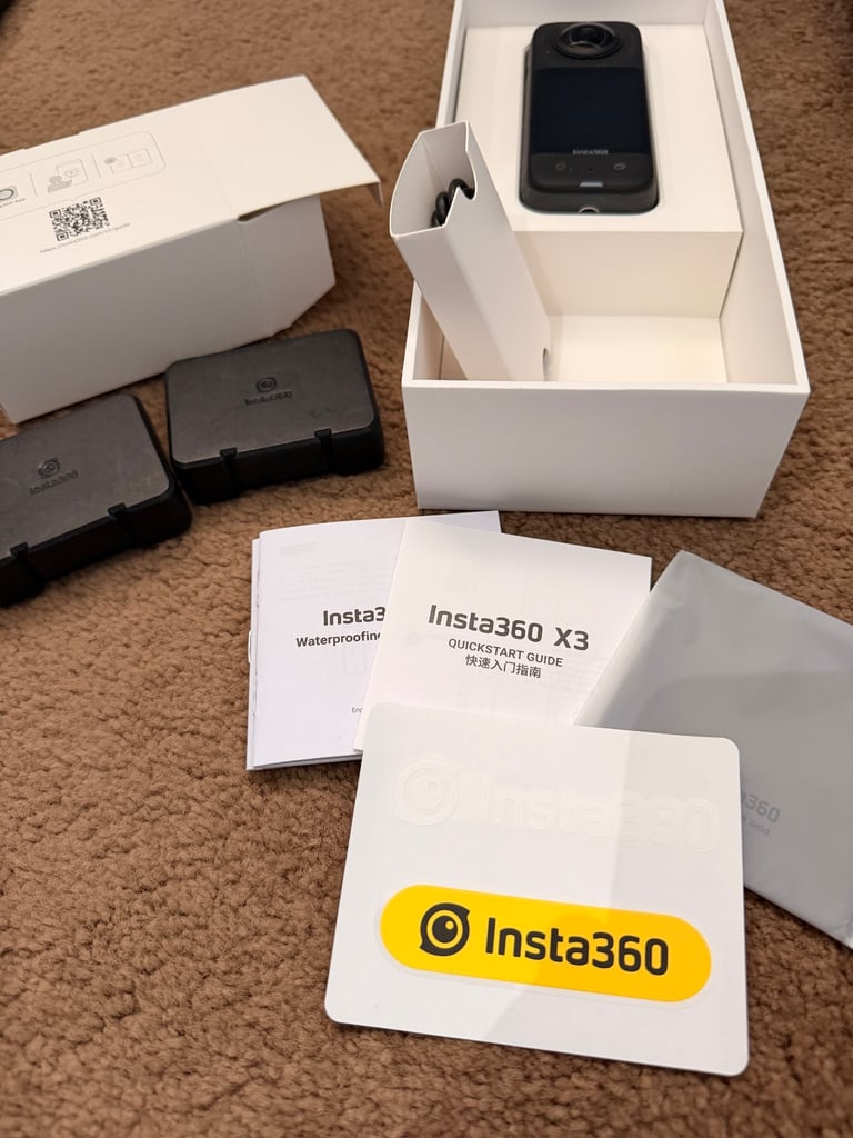 Insta 360 X3 Boxed Bundle