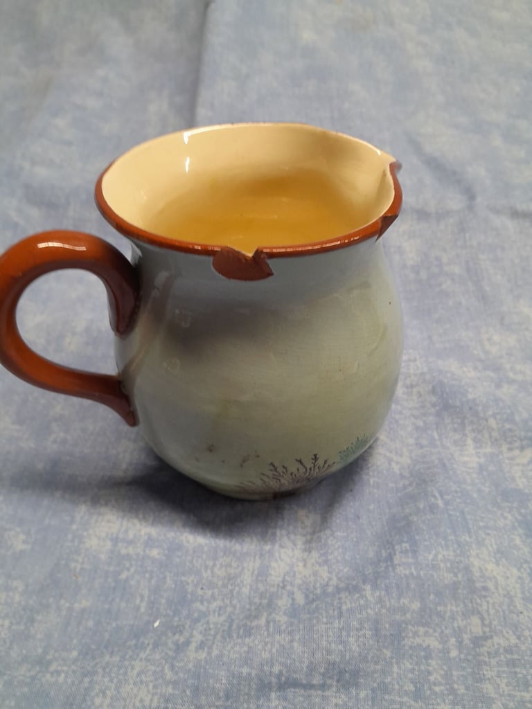 Vintage Dartmouth pottery Mocha wear jug