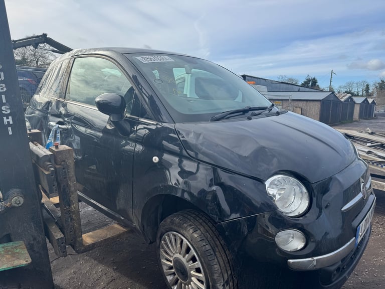 Fiat 500 1.2 2014 black BREAKING FOR PARTS 