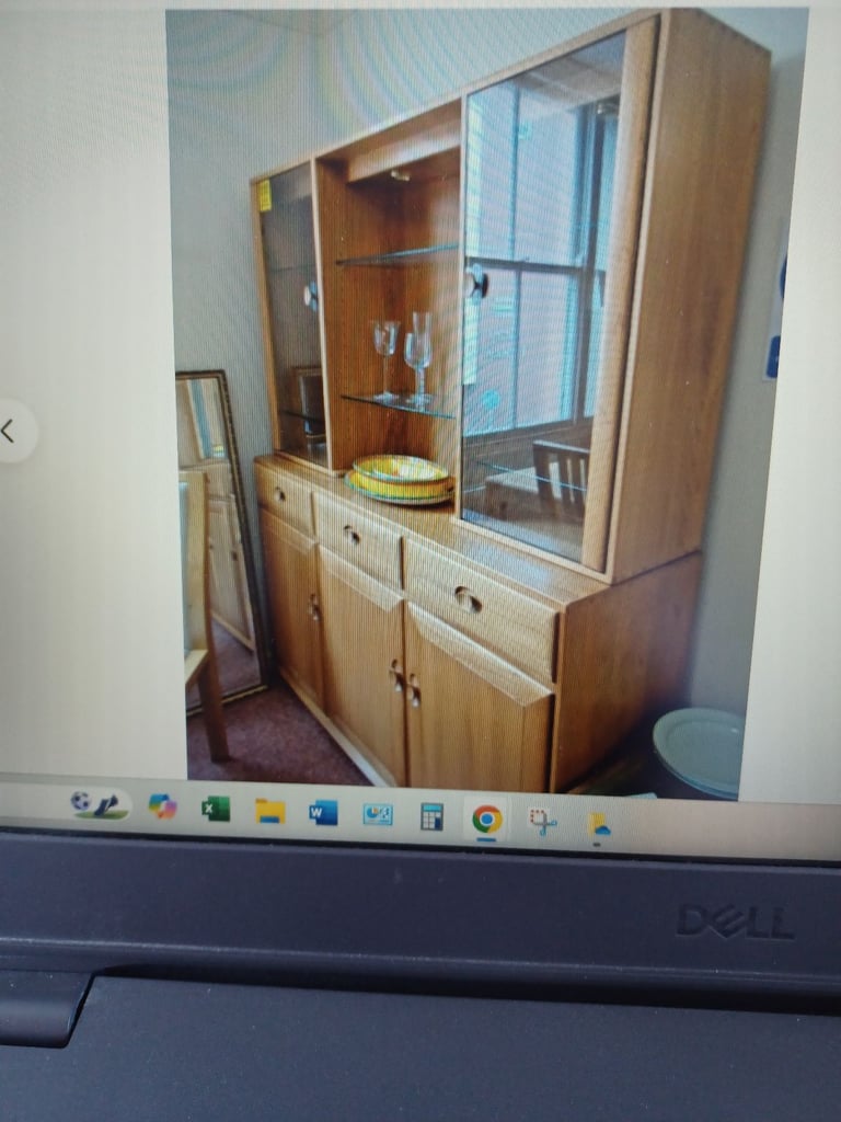ERCOL WINDSOR MODELS - DISPLAY TOP 2161 AND HIGH SIDEBOARD 2074H 