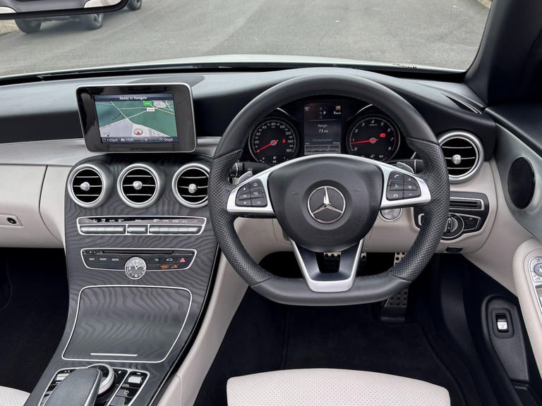2017 Mercedes-Benz C Class 2.0 C200 AMG Line Cabriolet 2dr Petrol G-Tronic+ Euro 6 (s/s) (184 ps)...