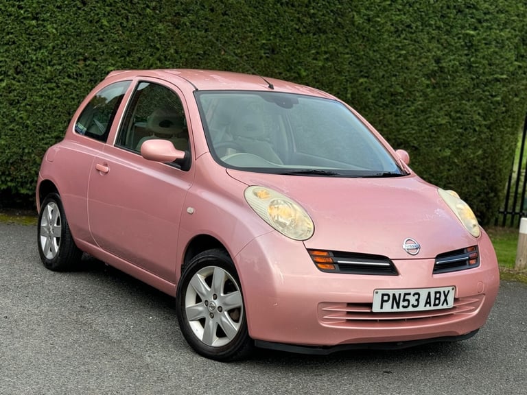 image for VERY RARE PINK NISSAN MICRA 1.4 PETROL SVE, WOW 1 LADY OWNER, VERY LOW 67K MILES